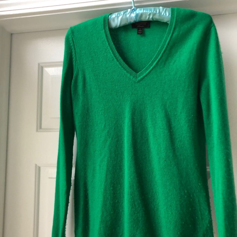 Charter Club Green Cashmere Sweater - Size Small